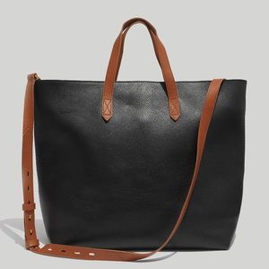 New MADEWELL The Zip-Top Transport Carryall in True Black Brown
